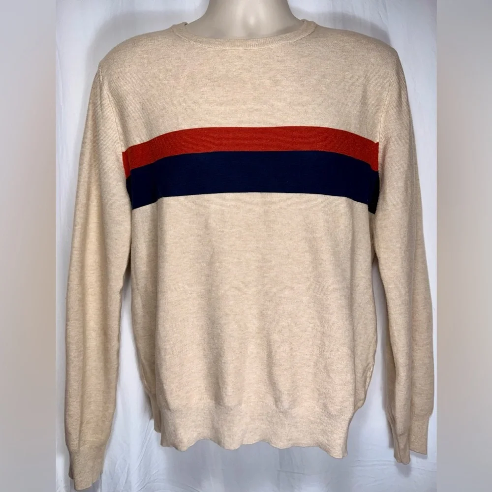 J. CREW Cotton Crewneck Sweater